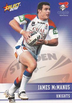 2012 Select Champions NRL #90 James McManus Front